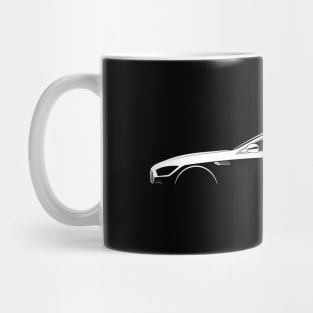 Mercedes-AMG GT S 4-Door Coupe (X290) Silhouette Mug